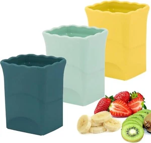 3-PCS Cup Slicer Chopper Quickly Making Vegetable fruits Salad Cutter Kitchen - Picture 1 of 7