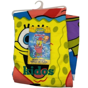Bob Esponja Pantalones Cuadrados Patrick Friends Playa Piscina Toalla de Baño 27 pulgadas x 54 pulgadas - Imagen 1 de 3