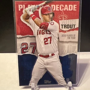 Mike Trout 2020 TOPPS PLAYER OF THE DECADE INSERT #MT-24 ANGELS SUPER STAR MLB - Picture 1 of 2