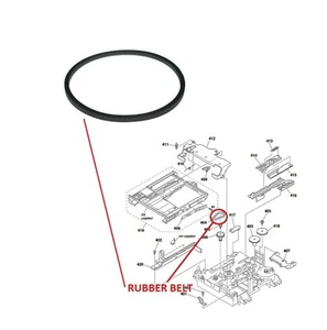 Cinta de goma de unidad de carga minidisco para reproductor de CD ESTÉREO COMPACTO de alta fidelidad Sony - Imagen 1 de 2