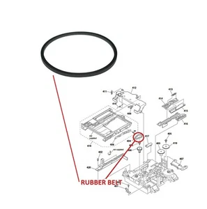 MiniDisc Loading Drive Rubber Belt For Sony COMPACT Hi-Fi STEREO CD Player - Picture 1 of 2