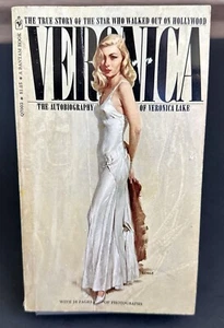 VERONICA By Veronica Lake An Autobiography. Vintage 1972 1st Bantam Print. - Picture 1 of 12