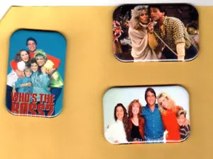 WHO'S THE BOSS TV SHOW 3 REFRIGERATOR MAGNET 2" X 3" WITH ROUNDED CORNER - Picture 1 of 5