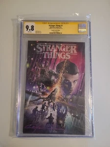 Stranger Things #1 CGC 9.8 Signed Clayton Crain - Picture 1 of 2