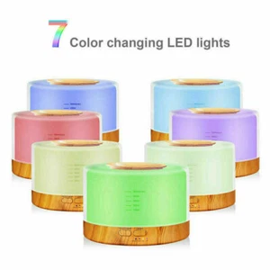 DIFFUSORE DI AROMI UMIDIFICATORE AROMATERAPIA 500ML OLI ESSENZIALI - Foto 1 di 10