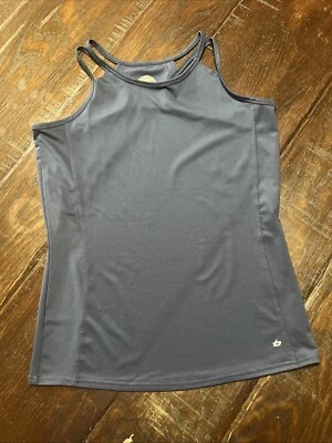 Camiseta sin mangas BOLLE para mujer camiseta deportiva tenis pickleball correa azul talla L excelente estado Foto 1 de 4