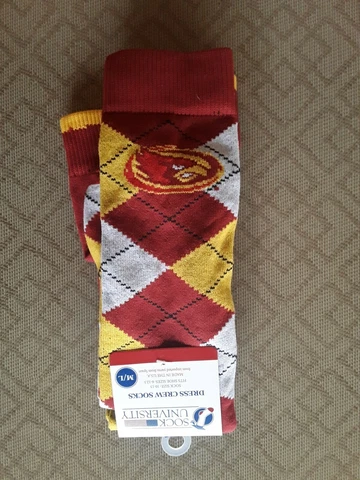 Iowa State Cyclones/Louisville  NCAA  Socks 2-Pair M/L  BRAND NEW!!! B-1-19 Cover