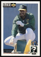 1994 Collector's Choice #258 Ruben Sierra Oakland Athletics