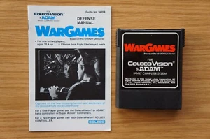 ColecoVision - WarGames - Cart & Manual - Working - Near New - Picture 1 of 1