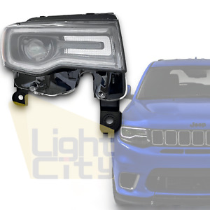 For 2019-2021 Jeep Grand Cherokee Passenger Black HID/Xenon Headlight LED DRL RH