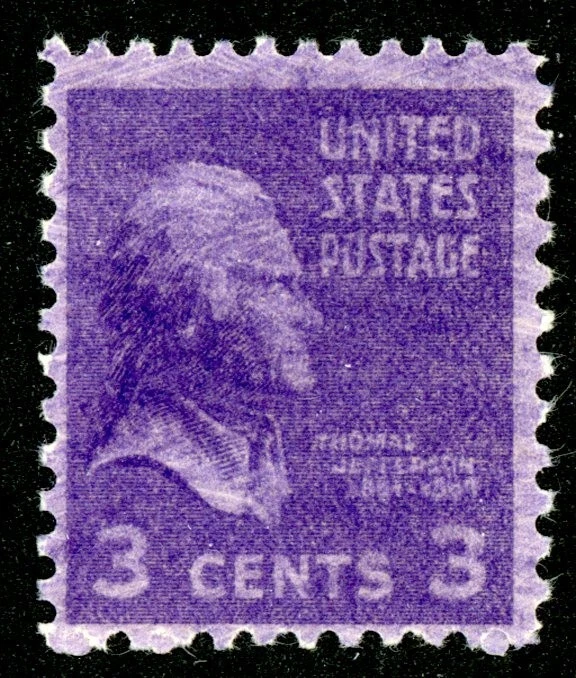 EFO 807  "PURPLE RAIN" HEAVILY OVERINKED!  -- JEFFERSON IS IN A "PURPLE RAIN" - Image 1 of 1