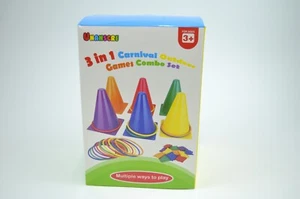 Unanscre 3 in 1 Carnival Outdoor Games Combo Set - Picture 1 of 7