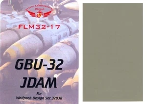 Flying Leathernecks Decals 1/32 GBU-32 JDAM BOMB PAINT MASK SET - Picture 1 of 4