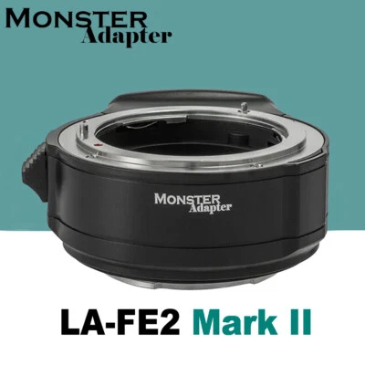 MonsterAdapter LA-FE2 Auto Focus Lens Adapter for Nikon F Lens to Sony E Camera - Image 1 of 4