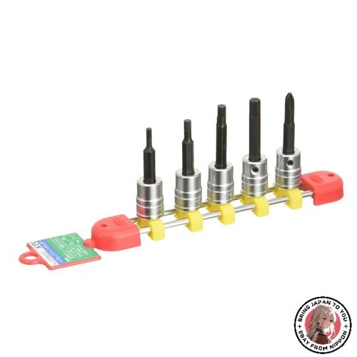 NEW KTC 6.3mm 1/4 inch hexagon bit socket set 5 pieces TBT205H - Image 1 of 1