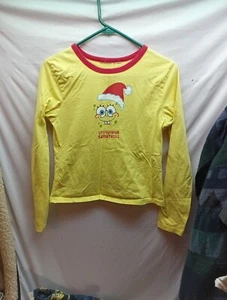 SpongeBob SquarePants PJs Long Sleeve Top And Pants Kid Size S - Picture 1 of 7