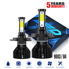 Super Bright H4 9003 LED Headlight Kit Bulb High Low Beam White 40000LM