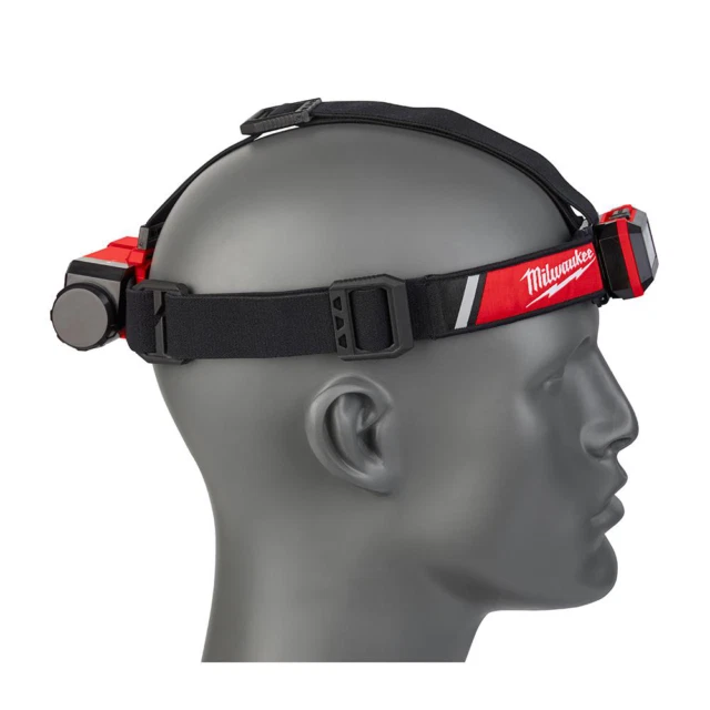 Milwaukee 211521211521 LED USB Hard Hat Headlamp - Black