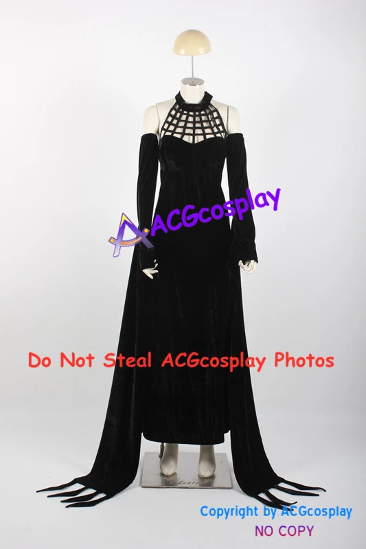 Soul Eater Arachne Cosplay Costume black velvet fabric made - Image 1 of 4