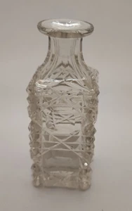 Glass Perfume/Scent Bottle - Crystal-Look (No Stopper/Lid) - Picture 1 of 4