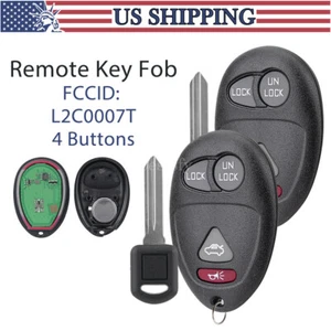 2 New Replacement Remote Keyless Entry Key Fob Transmitter Control for L2C0007T - Picture 1 of 11