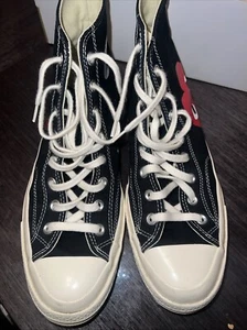 Converse Play Mens Sz 11 Comme Des Garçon Great Condition In box - Picture 1 of 6