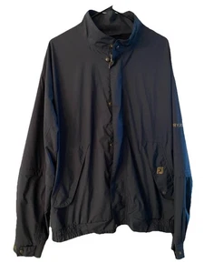 Dryjoys By Footjoy Men’s Golf Windbreaker Black Full Zip Wind/Rain Jacket XL - Picture 1 of 12