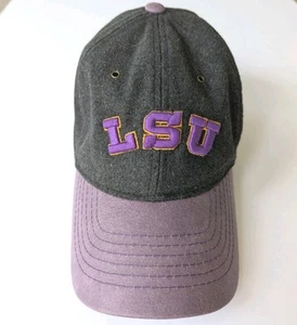 LSU Tigers Hat Zephyr Wool Strapback Hat NEW Purple Grey Heritage Collection - Picture 1 of 10
