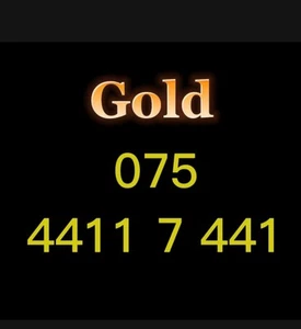 VIP Gold Mobile Number Easy Memorable SIM Card Platinum Diamond Business O2 - Photo 1 sur 1