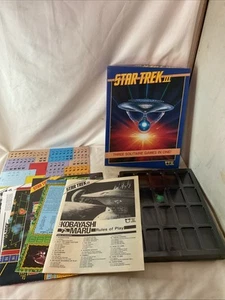 Star Trek III West End Games 3 Solitaire 100% Komplett Unpunched 1985 - Bild 1 von 8