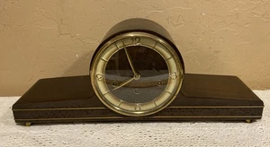 Orologio vintage anni '30 Mauthe tedesco Westminster Carillon Art Deco Mantello - Foto 1 di 16