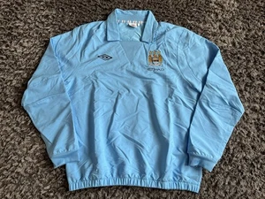 MANCHESTER CITY 2009 2010 ENTRENAMIENTO FÚTBOL EJERCICIO TOP UMBRO PISTA CAMISETA TALLA XL - Imagen 1 de 20