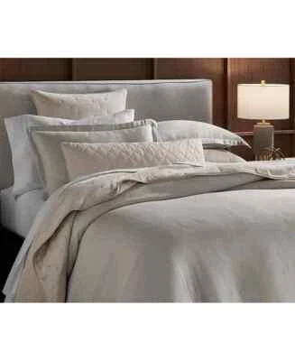 Hotel Collection Lino 3 piezas. Juego de edredón, completo/queen Foto 1 de 3