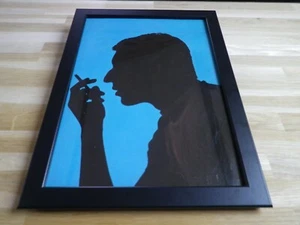 SERGE GAINSBOURG - Silhouette - POSTER ORIGINALE ENCADREE !! ORIG PICTURE FRAMED - Imagen 1 de 3