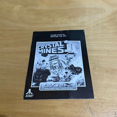 Atar Lynx Instruction Manual - Crystal Mines II - Image 1 of 2