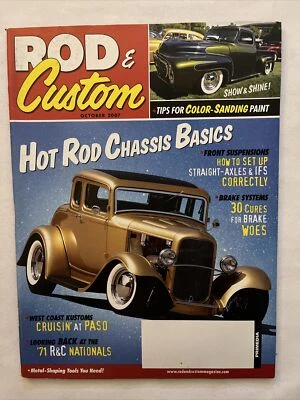 2007 October Rod & Custom Magazine Hot Rod Chassis Basics (MH618) - Image 1 of 3