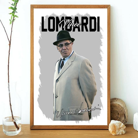 Vince Lombardi Green Bay Packers unframed poster father,grandfather,dad,uncle Cover