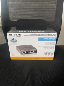 NetGear ProSafe Plus (GS105E-100NAS) 5-Ports External Ethernet Switch - Picture 1 of 6