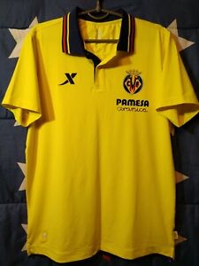 SIZE M Villarreal Spain 2011-2016 Home Training Football Shirt Jersey 