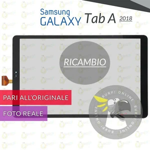 TOUCH SCREEN SAMSUNG GALAXY TAB A A2 SM T595 T590 2018 SCHERMO VETRO LCD DISPLAY - Foto 1 di 2