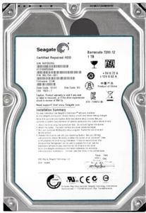 Hard Drive Seagate barracuda 1TB ST31000528AS 7200U/Min 32MB SATA II 3.5'' " - Picture 1 of 3