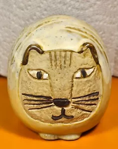 Vintage Collectible Lisa Larson Style Stoneware Earthenware Cat Bank - Picture 1 of 7