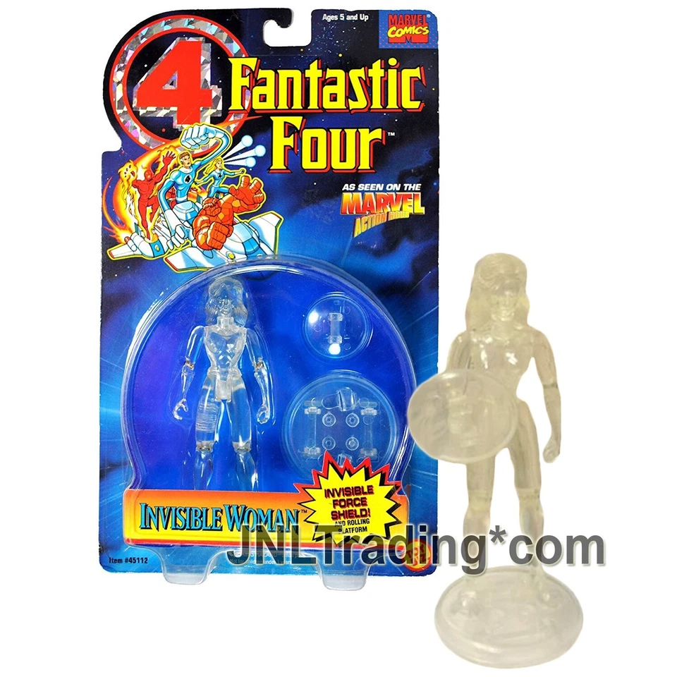 1995 Marvel Comics ToyBiz Fantastic 4 Four Invisible Woman Action Figure