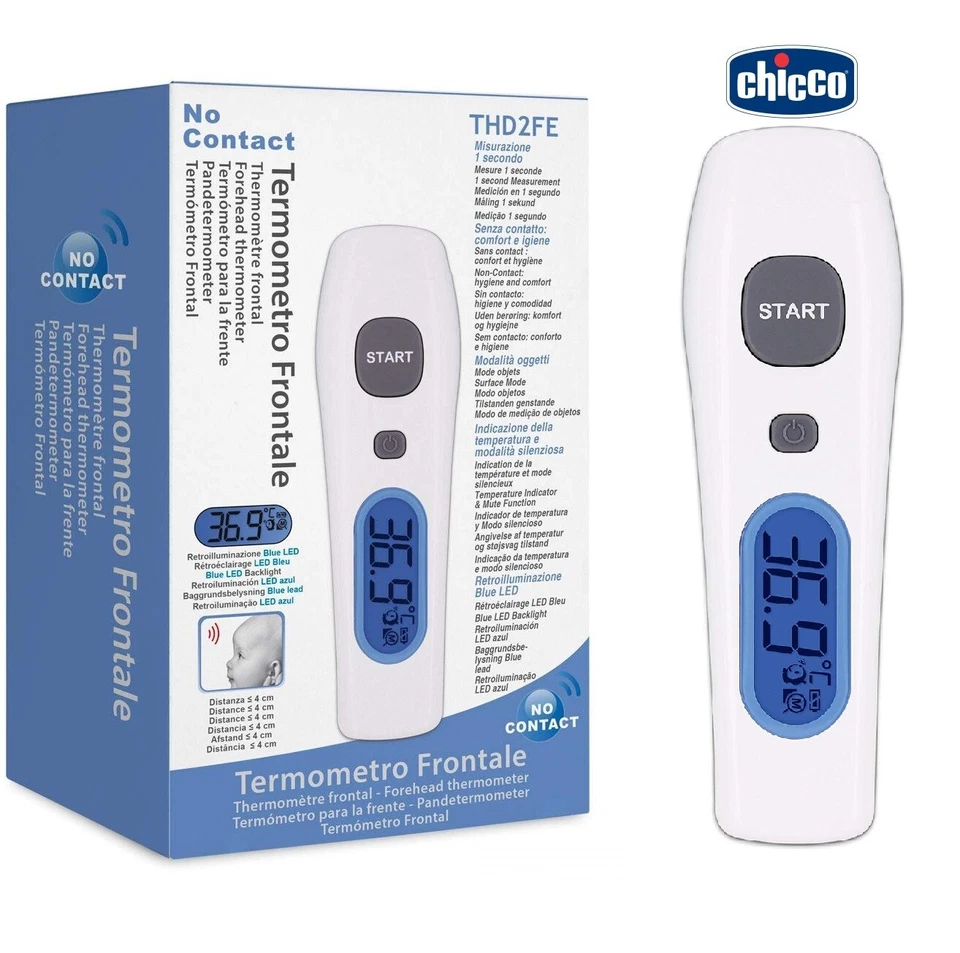 Termometro a distanza infrarossi Chicco 00010796000 Artsana -nuovo-Italia - Immagine 1 di 1