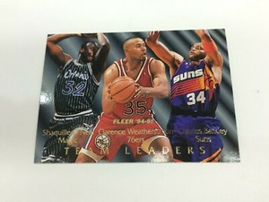 1994/95 FLEER NBA BASKETBALL CARD TEAM LEADERS CHASE CARD #7 (1 CARD)