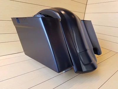 4"EXTENDED BAGS AND REAR FENDER FOR 2-1 EXHAUST FIT HARLEY DAVIDSON 96-2013 - Image 1 of 4