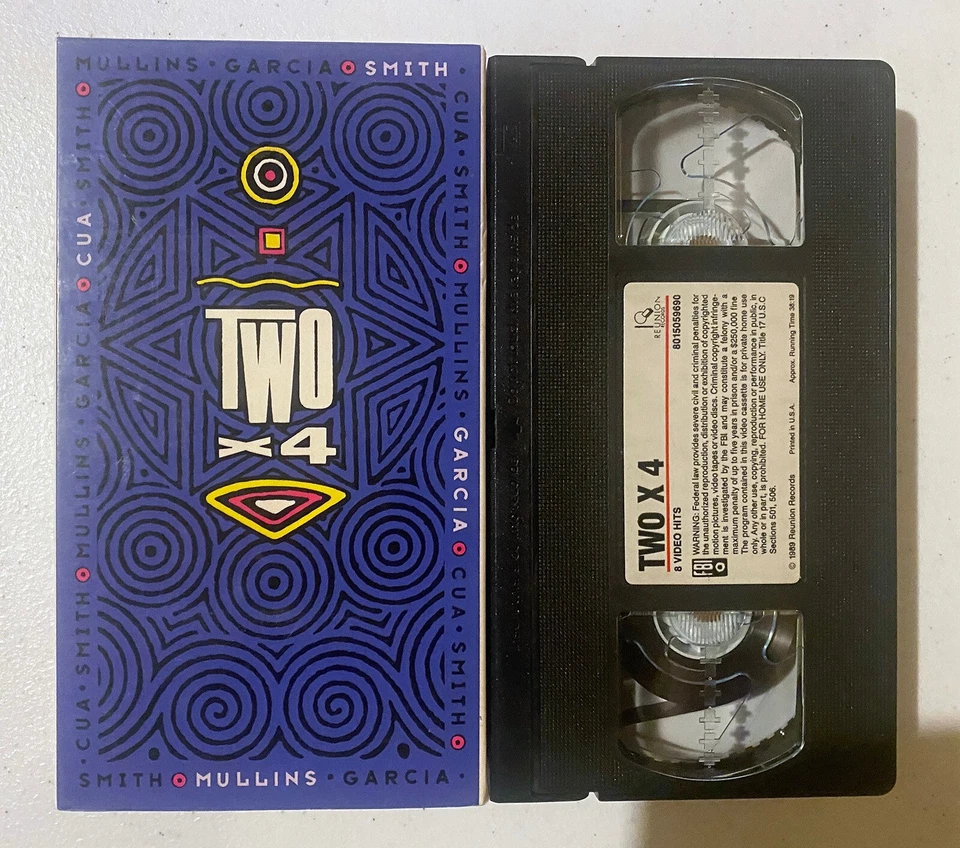 VHS: Two X 4: Rich Mullins, Reneé Garcia, Rick Cua, Michael W. Smith - Imagem 1 de 1