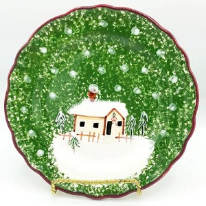 Plato de postre para ensalada cabaña de nieve Chance Hold - Imagen 1 de 3