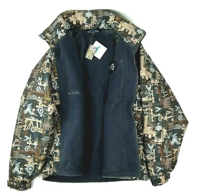 Chaqueta para hombre hinchada - camuflaje - caza - cremallera completa - campo petrolífero - chaqueta cálida nueva con etiquetas Foto 1 de 4