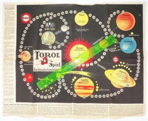 Old Torol Mantle Board Game Kosmos Space Kometenfahrt Advertising Collector - Picture 1 of 5